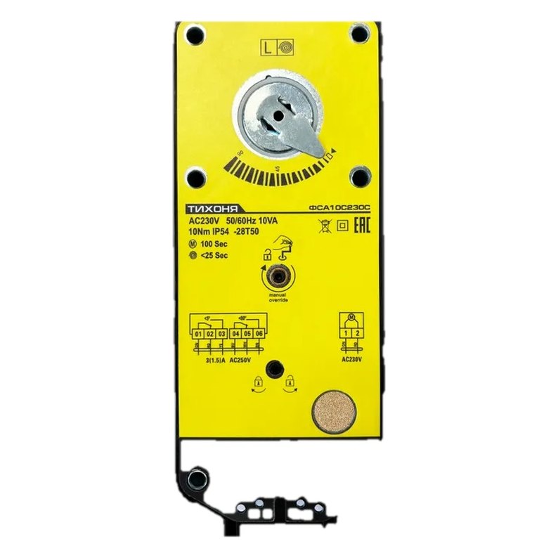 Электропривод ТИХОНЯ FSE15N230S (OEM) ON/OFF, 15 Н·м, 230 В, реверсивный для противопожарных клапанов с 2 доп. переключателями Электропривод ТИХОНЯ FSE15N230S (OEM) ON/OFF, 15 Н·м, 230 В, реверсивный для противопожарных клапанов с 2 доп. переключателями
