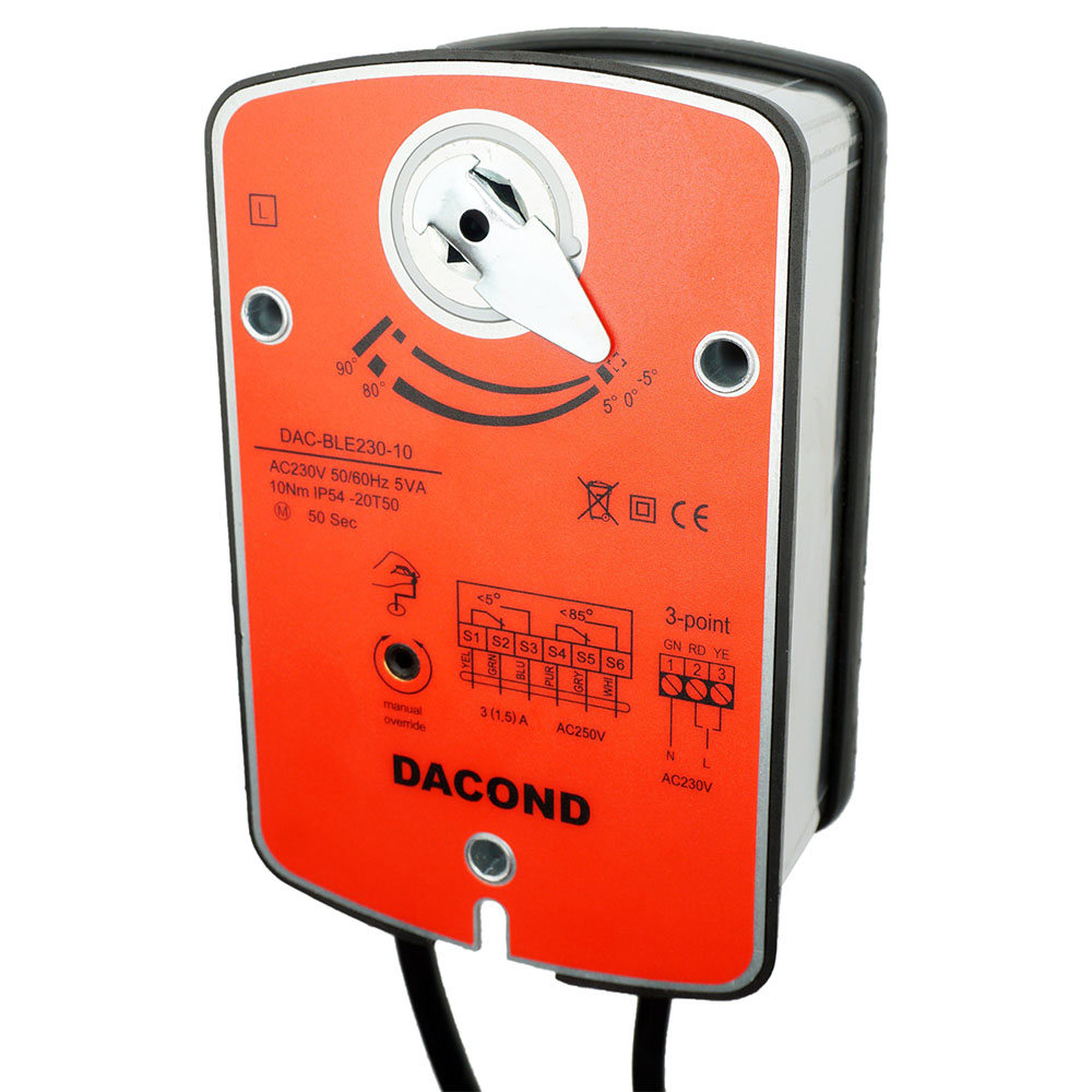 Привод клапана дымоудаления DAC-BLE24-40