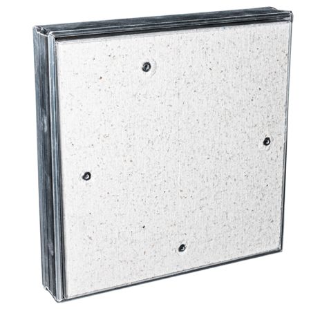 Люк ревизионный D Ceramo 300х500 скрытый монтаж съемный алюминий EVECS