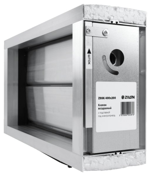 Воздушный клапан ZILON ZSSK 400x200